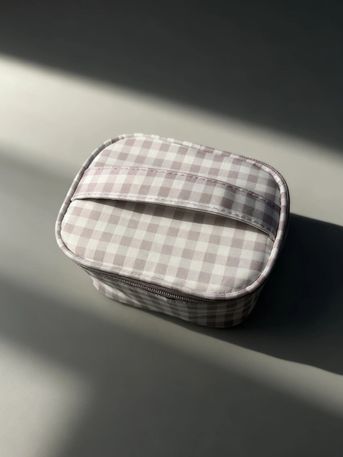Plaid Large Capacity Cosmetic Bag - DippedShop Wholesale - #1907