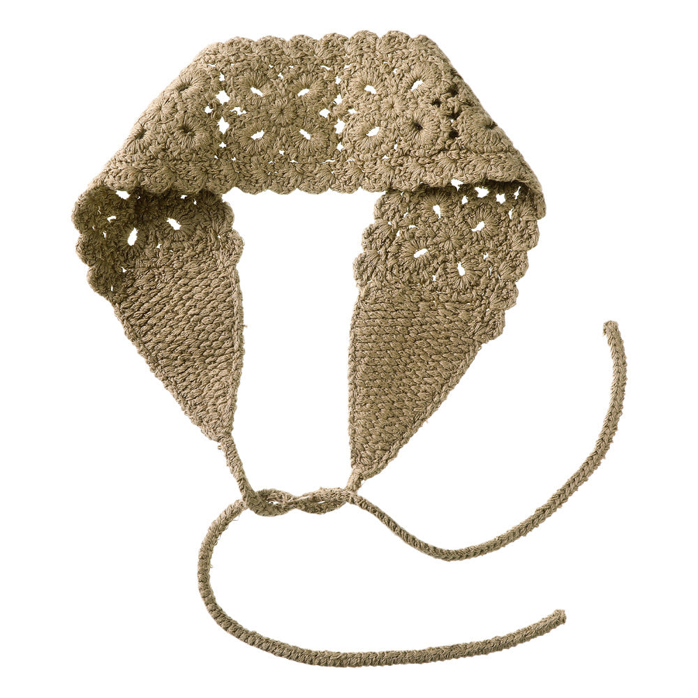 Boho Handmade Crochet Floral Solid Color Headband MK2BK6W6HHS21