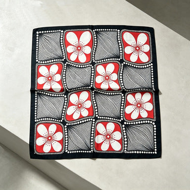 Floral Silk Scarf - DippedShop Wholesale - #9811