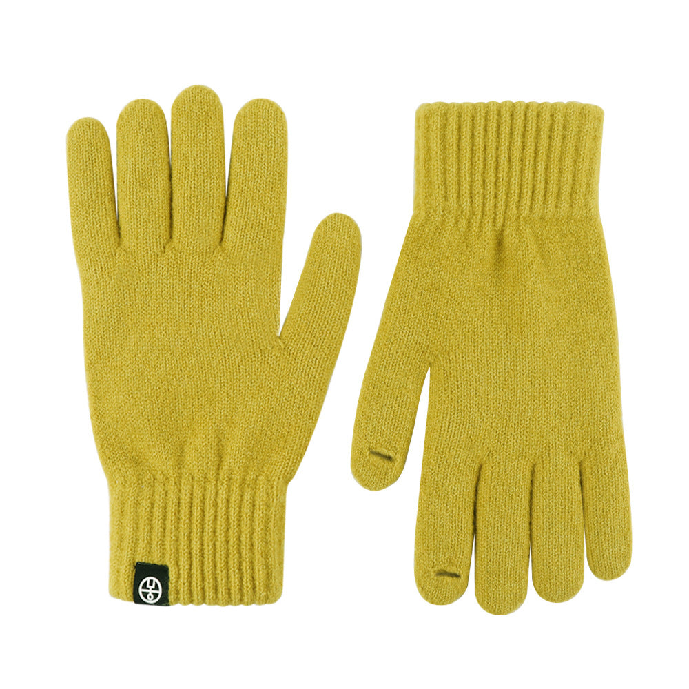 Solid Thermal Knit Gloves - DippedShop Wholesale - #2067