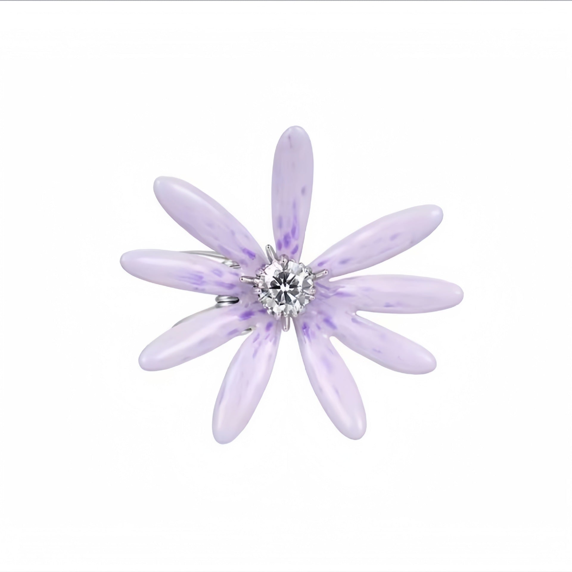 Stylish 3D Rhinestones Daisy Hair Clips 6W6HCP1227