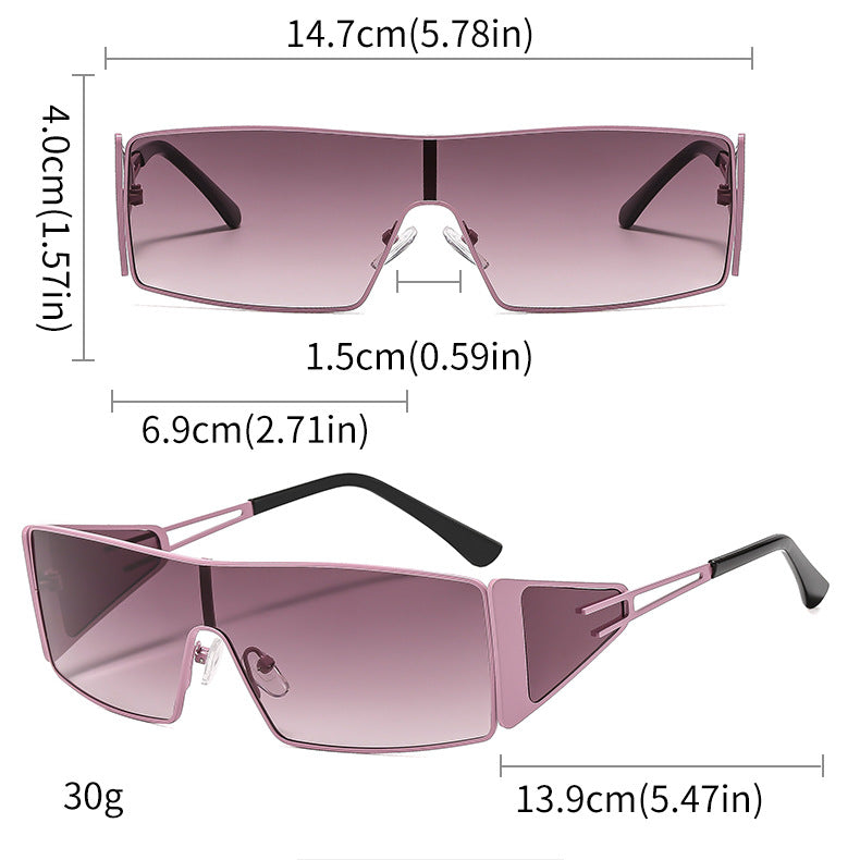 Trendy Wrap‑Around Polarized Sunglasses MK2PPIM6W6GSG222
