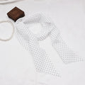 Cute Polka Dots Print Silk Scarf 6W6NSI198