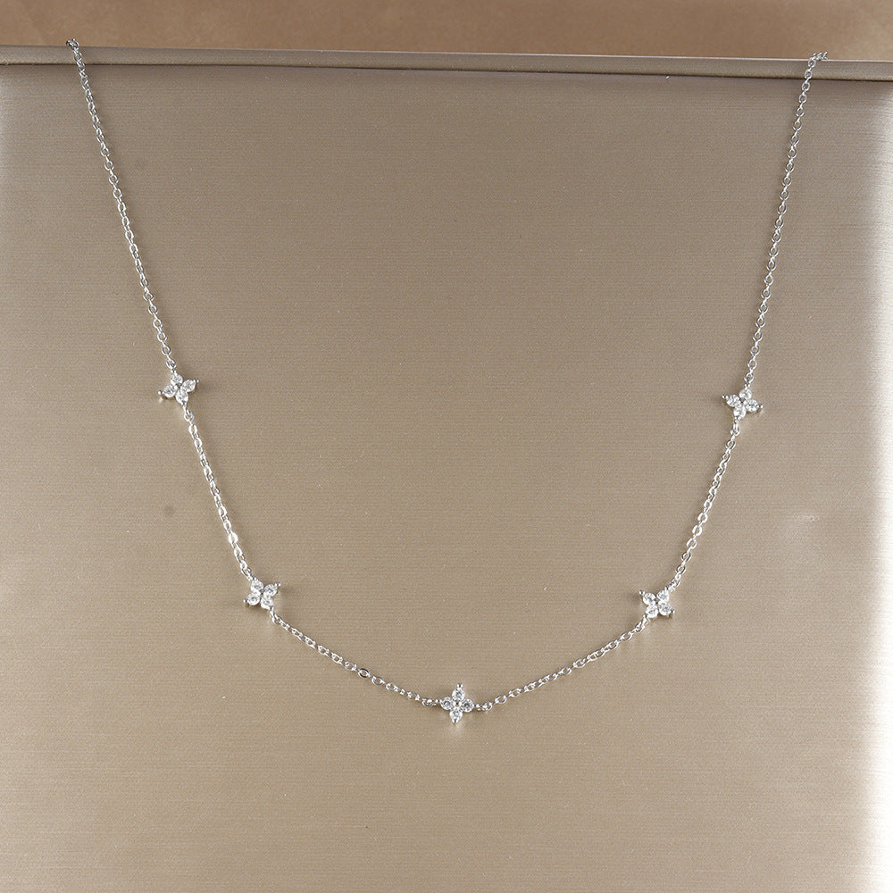 Gold Plated Flower Choker - DippedShop Wholesale - #5715