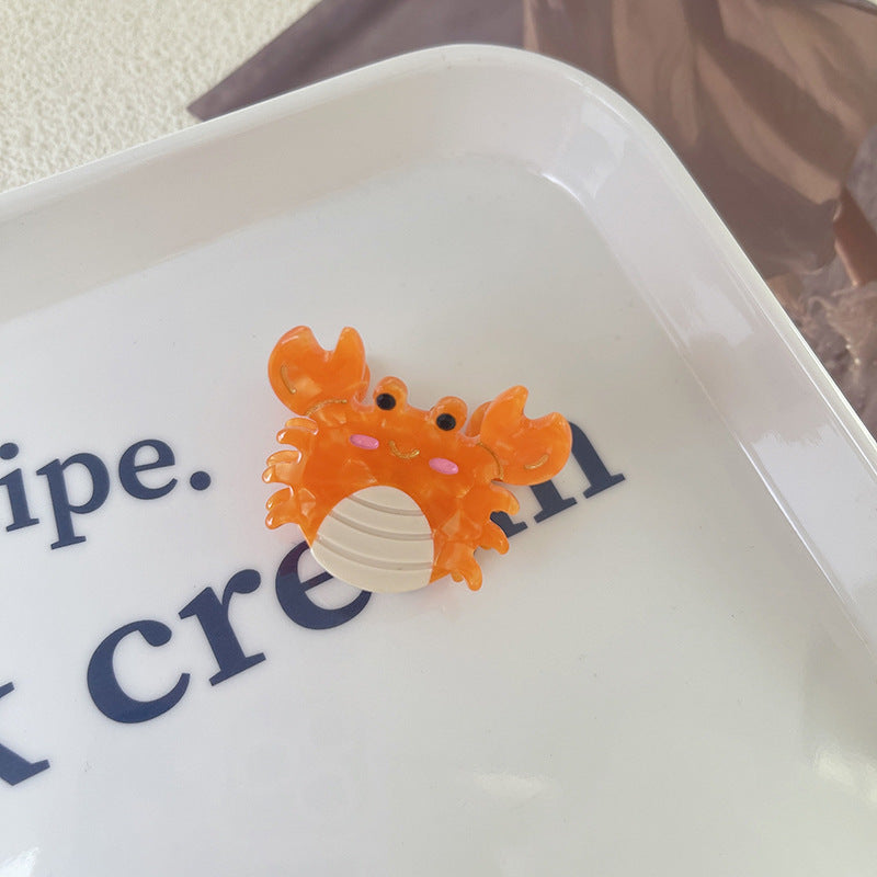Cute Crayfish Acetate Hair Claws 6W6HCP1206