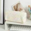 Cute Multi-Color Line portable Pencil Pouch 6S10BOB1045