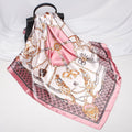 Vintage Leopard Print Soft Square Stain Head Scarf MK2BLW6W6NSI41