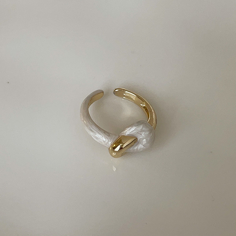 Splice Enamel Open Ring - DippedShop Wholesale - #2675