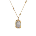 Rose Titanium Necklace - DippedShop Wholesale - #5827
