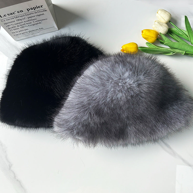 Faux Fur Bucket Hat - DippedShop Wholesale - #6147