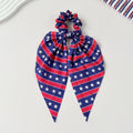 Fashion Star Striped Print Bowknot Hair Tie 8BK6HSR19T