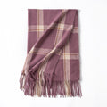 Stylish Color Block Warm Plaid Scarf 6W6NSW283