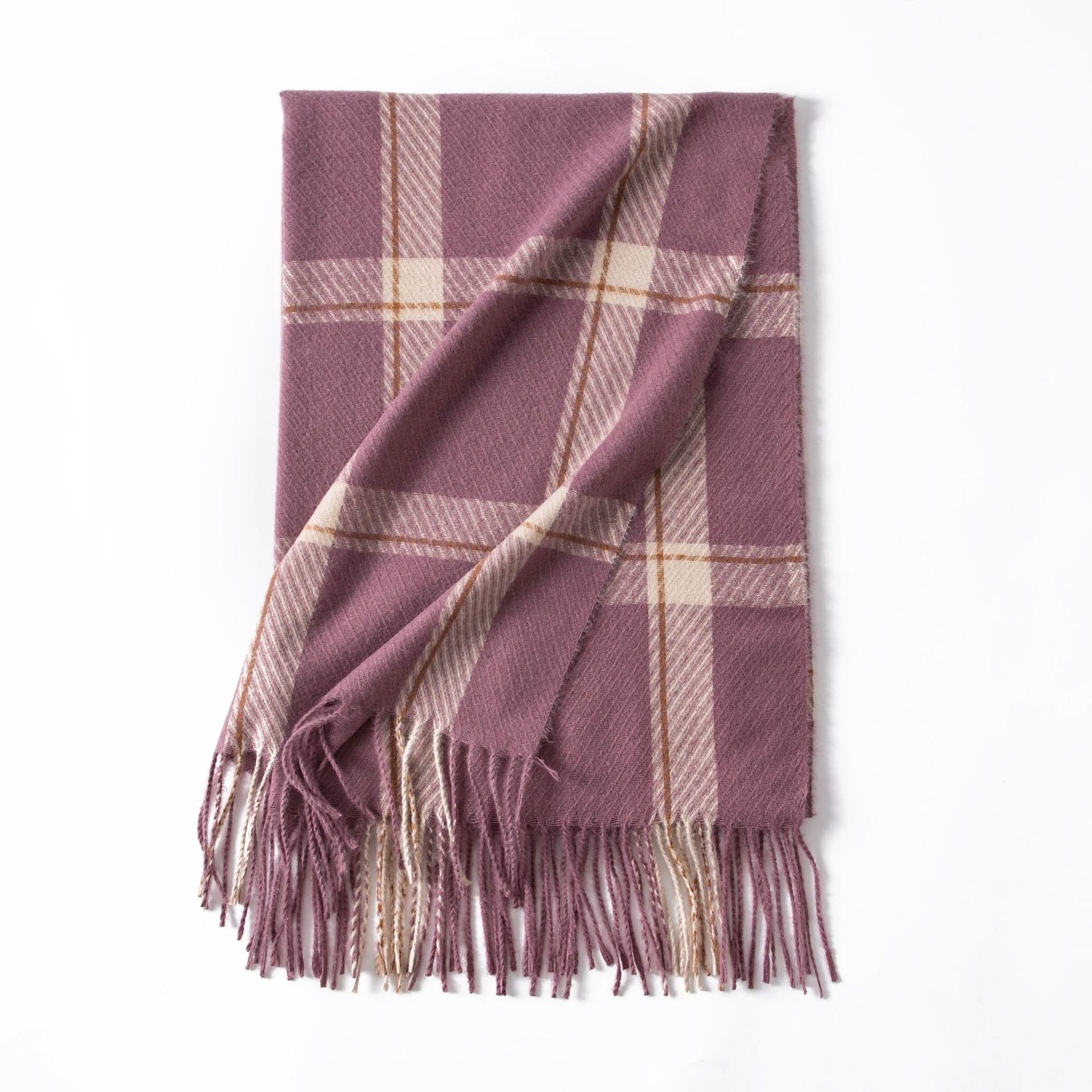 Stylish Color Block Warm Plaid Scarf 6W6NSW283
