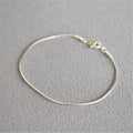 Minimalist Gold Plated Snake Chain Bracelet 6W6JBR472