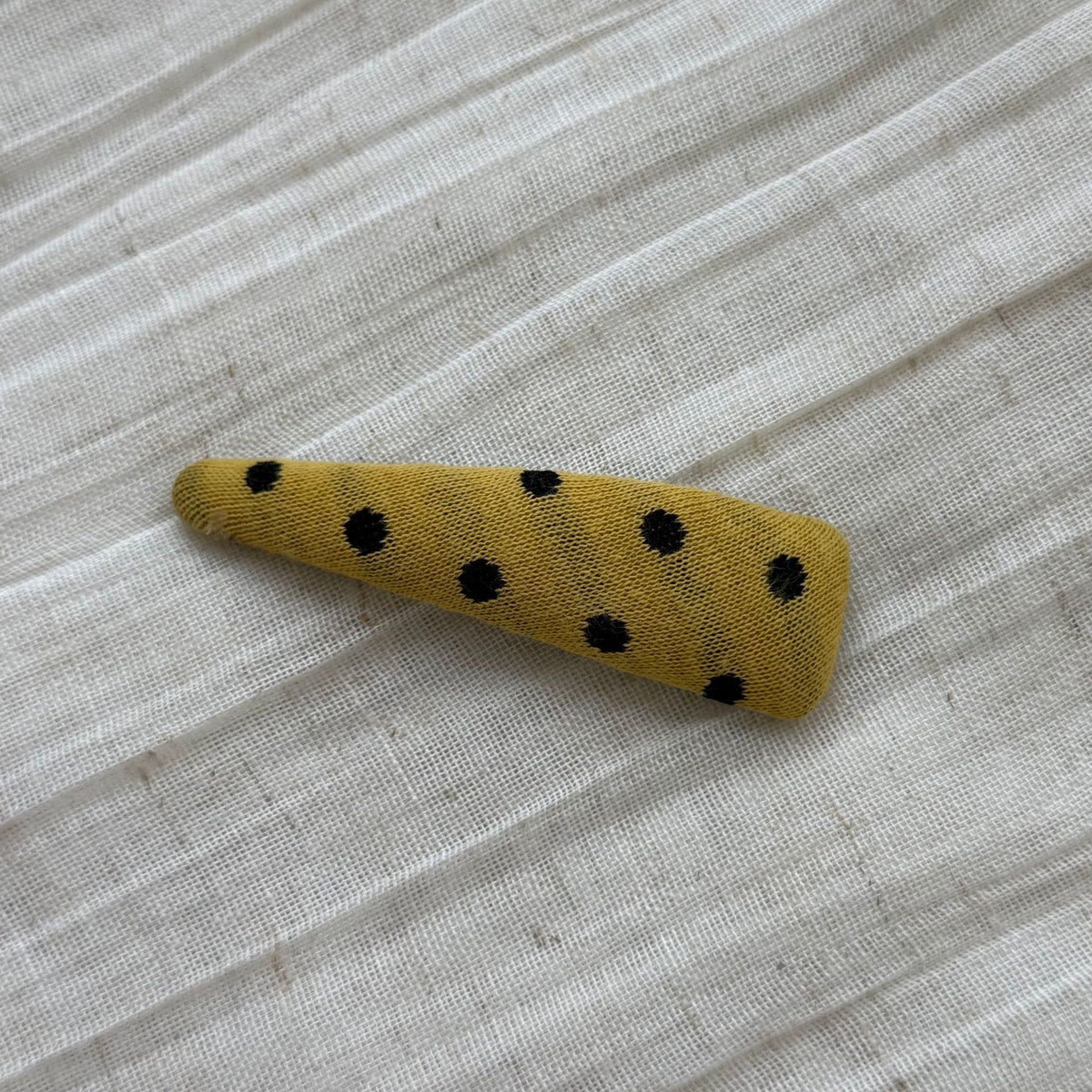 Elegant Polka Dot Non Crease Snap Hair Clip 6W6HCP1678
