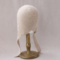 Pearl Rhinestone Angora Trapper Beanie 6W6HAT698