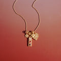 Gold Plated Daisy Pendant Necklace - DippedShop Wholesale - #2067