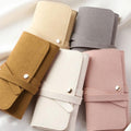 Fashion Solid Color Roll-Up Jewelry Organizer Bag 6W13HSJ120