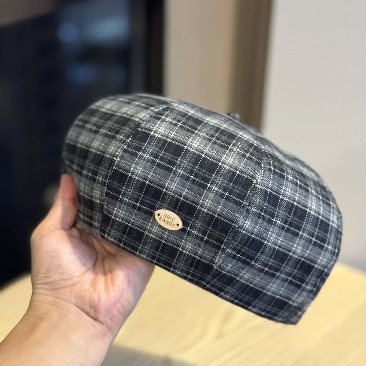 Plaid Beret Hat - DippedShop Wholesale - #6819