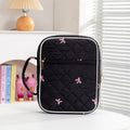 Sweet Bowknot Print Quilt Shell Cosmetic Bag 6S5CO100