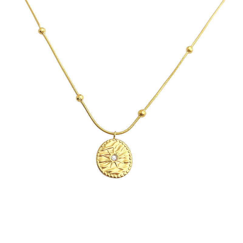 Gold Plated Pendant Necklace - DippedShop Wholesale - #2483