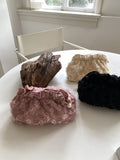 Flower Lace Pearl Cosmetic Bag - DippedShop Wholesale - #3187