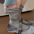 Bowknot Cotton Crew Socks - DippedShop Wholesale - #4035