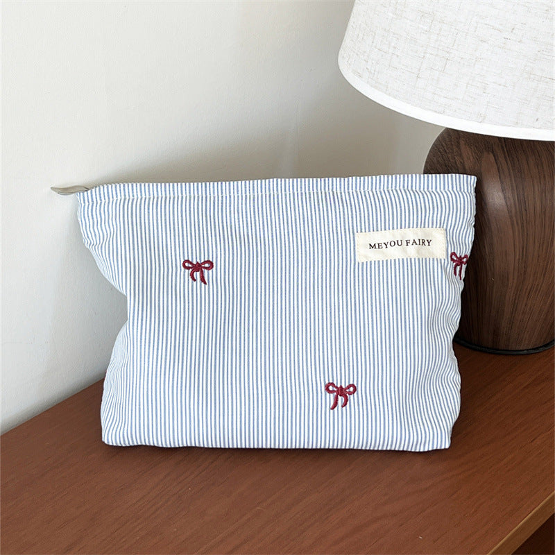 Striped Makeup Bag - DippedShop Wholesale - #1571