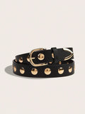 Trendy Punk Style Studded Leather Waist Belt MK2LEEP6W6JBT26