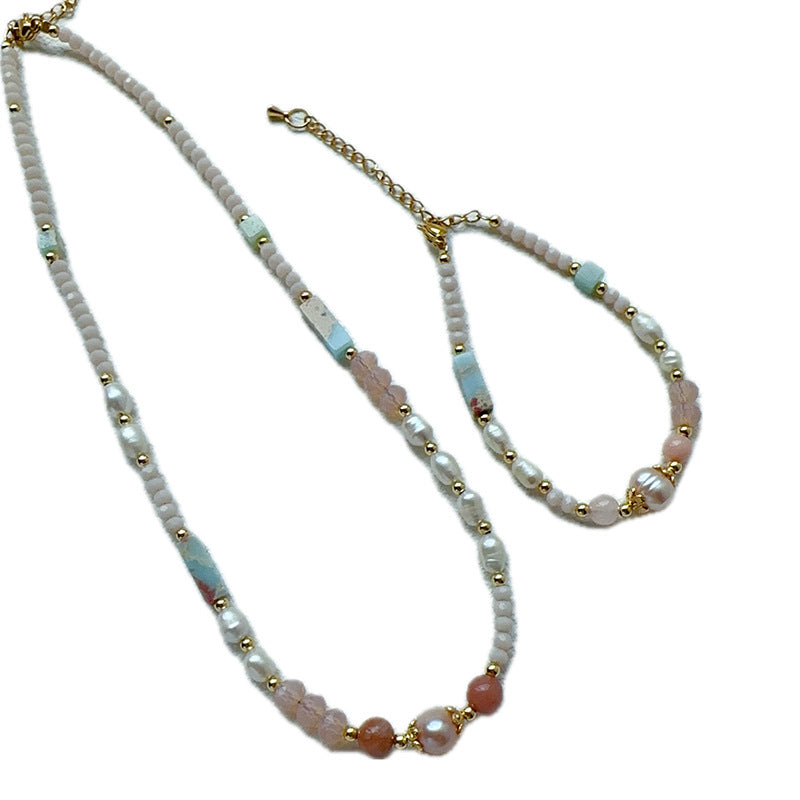 Boho Pearl Stone Bracelet - DippedShop Wholesale - #3827
