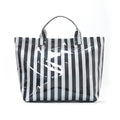 Minimalist Color Block Striped Portable Tote Bag MK2BLW6W10BBG585