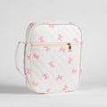 Sweet Bowknot Print Quilt Shell Cosmetic Bag 6S5CO100