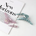 Elegant Rhinestone Butterfly Acetate Hair Claw MK2PPM6W6HCP345