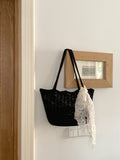 Simple Hollow Out Knit Beach Shoulder Bag 8BW6BBG430T