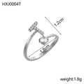 Simple Gold Plated Rhinestone - DippedShop Wholesale - #3235