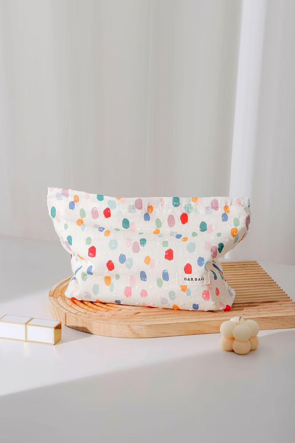Cartoon Print Cosmetic Bag - DippedShop Wholesale - #3971