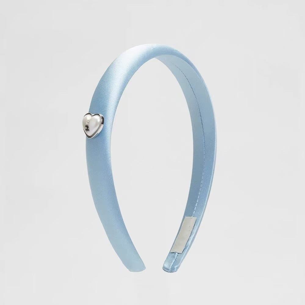 Minimalist Solid Color Love Heart Thin Headband MK2SPM6W6HBD46