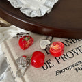 Creative Faux Tomato Pendant Keychain Bag Charm 6W10BBC364