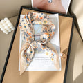 Fresh Floral Print Headscarf Square Scarf MK2BW6W6NSI07