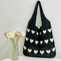 Hollow Out Knit Tote Bag - DippedShop Wholesale - #2835