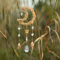 Handcrafted Moon Crystal Suncatcher - DippedShop Wholesale - #4739