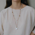 Lock Pendant Leather Braided Necklace - DippedShop Wholesale - #1747