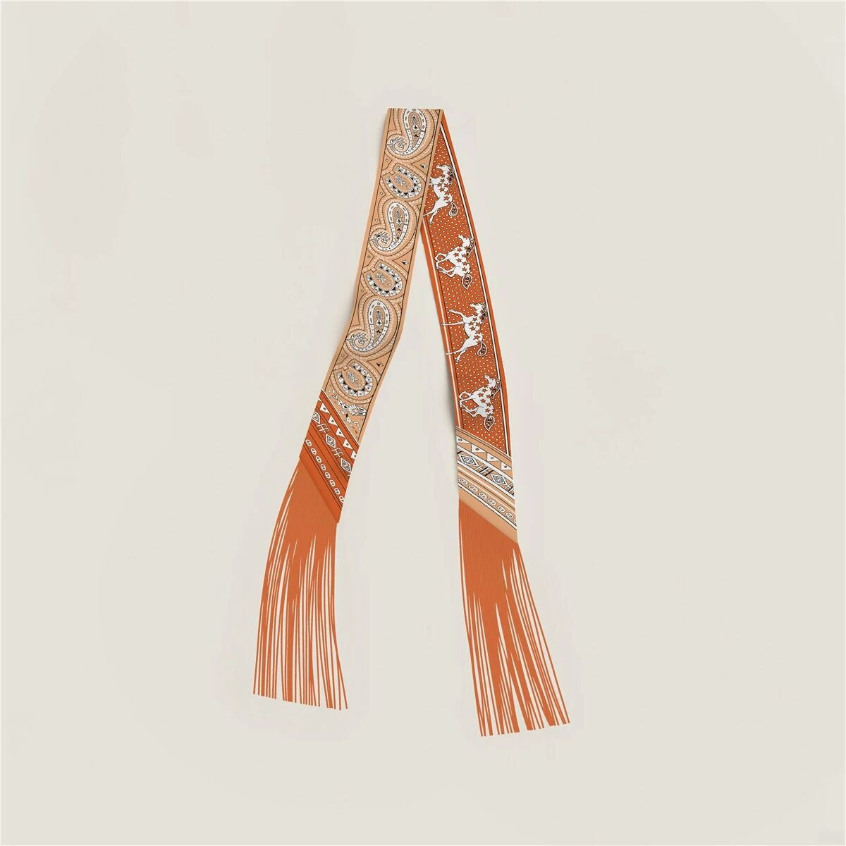 Color Block Silk Scarf - DippedShop Wholesale - #7091