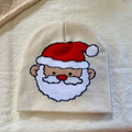 Santa Claus Print Warm Christmas Knit Beanie 6W6HAT837