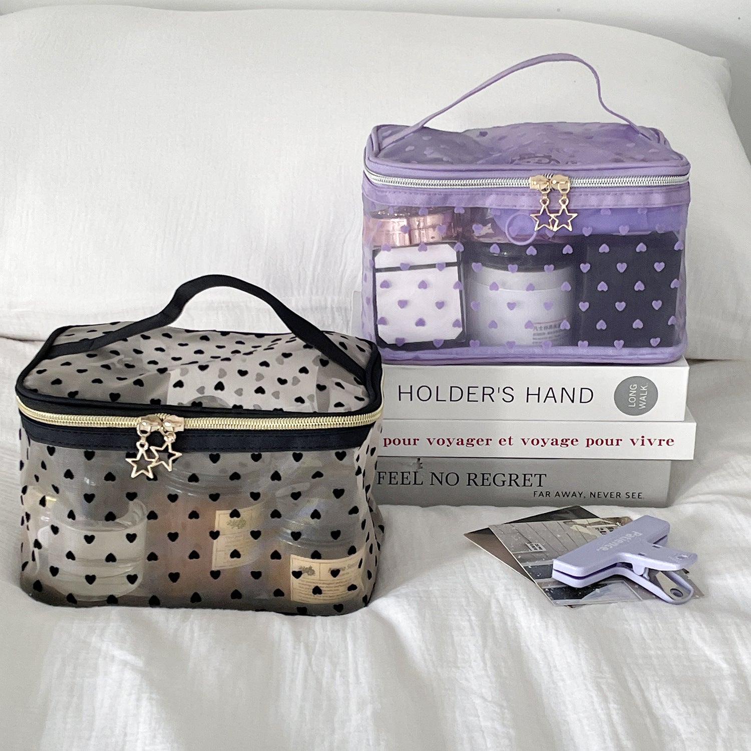 Love Mesh Large Capacity Make Up Bags DP25C627
