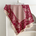 Houndstooth Floral Shawl Wrap Scarf - DippedShop Wholesale - #1315