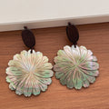 Vintage Hollow Out Leaf Floral Dangle Earrings 6W6JER603