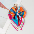 Vintage Print Satin Bow Bag Charms MK2ZCEP6W10BBC173