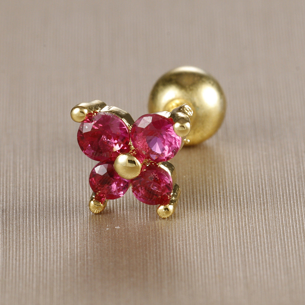 Trendy Gold Plated Butterfly P - DippedShop Wholesale - #8563