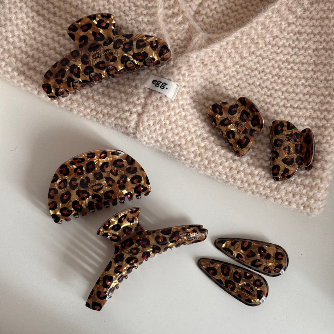 Vintage Leopard Hair Clip - DippedShop Wholesale - #3987